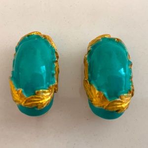 Vintage Kenneth Jay Lane clip-on earrings